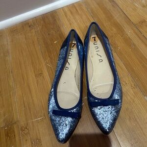 Sparkling Unisa Women's Slip-On Shoes - Blue, Size 7